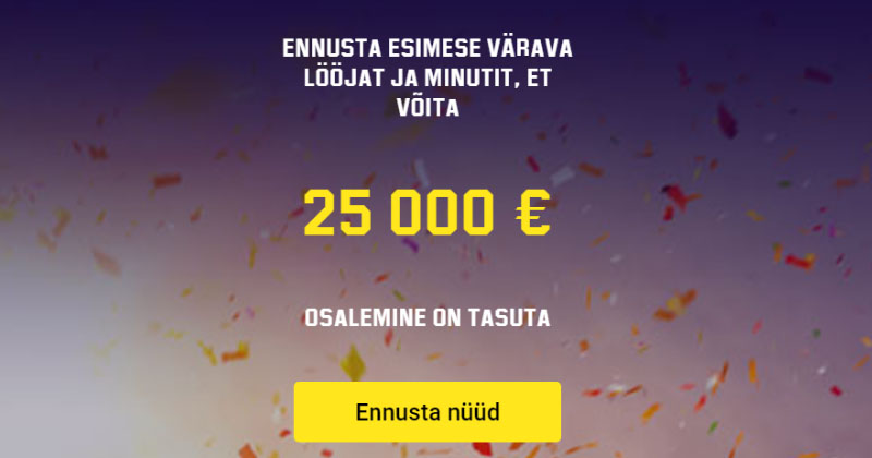 Võida Unibet'i ennustusmänguga €25 000 täiesti tasuta