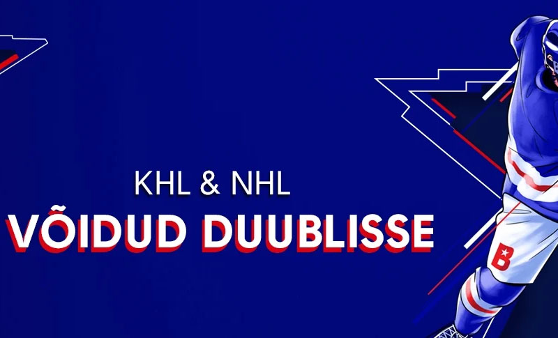 Olybet'i KHL ja NHL kampaania - topelt võidud kui matš lõppeb penaltitega