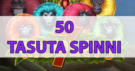 TASUTA SPINNID | €10 sissemaksel 50 tasuta spinni mängus 7 Monkeys