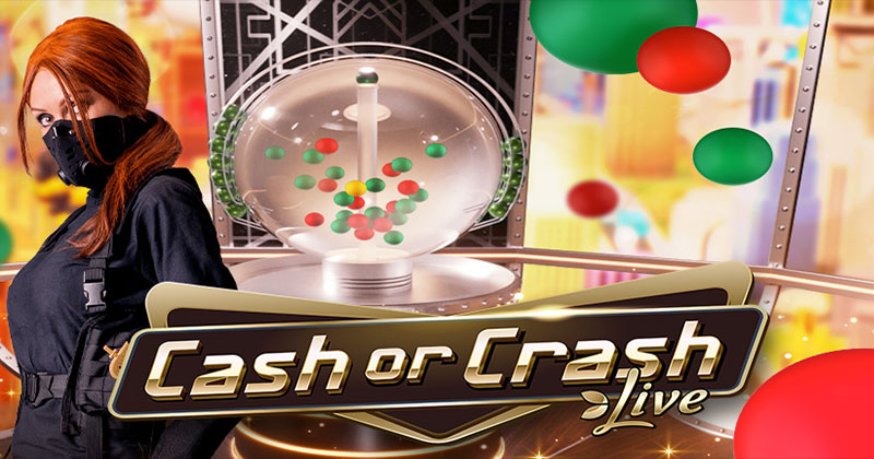 Mängi Cash or Crash live-kasiino mängushow ja saa kuni €1300 lisaks