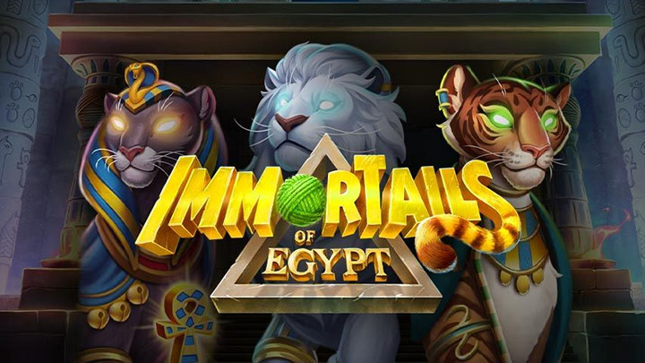 Mängi Pafis Immortals of Egypt slotikat ja saa €10 boonust