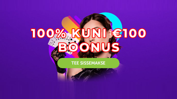 SuperCasino live kasiinos 100% kuni €100 boonust