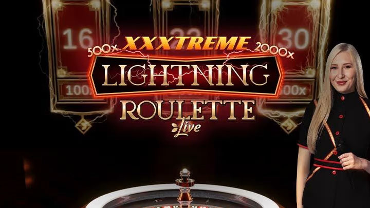 Mängi live XXXTreme Lightning Roulette ja võida €500 pärisraha