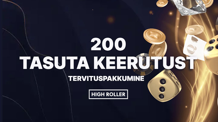 HighRoller kasiino boonus 2024. aastal: 200 tasuta spinni