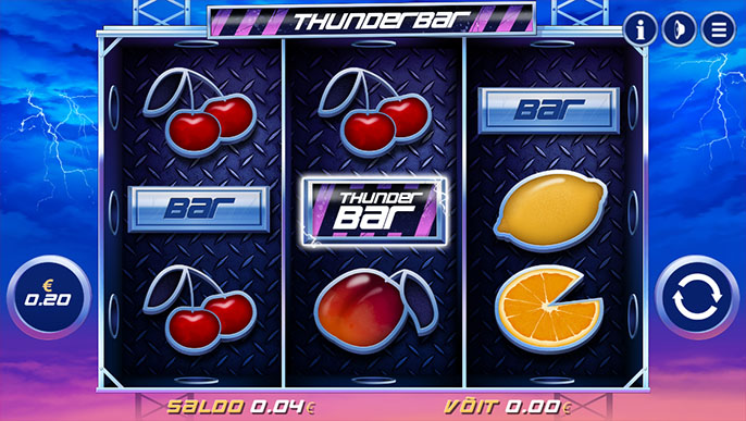 ThunderBAR on eksklusiivne Pafi enda poolt väljaarendatud slotimäng. Lihtsalt ava Paf, liitu kampaaniate lehel pakkumisega ja mängi seda mängu vähemalt €60 eest ning saad samas mängus 60 tasuta keerutust. 