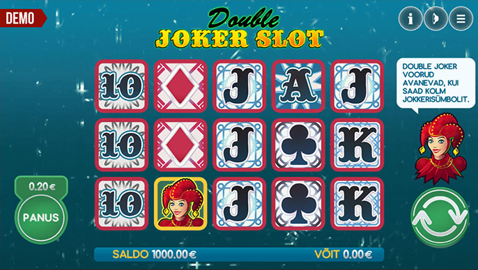 Avades Paf kasiino ja tehes oma esimese, vähemalt €10 sissemakse, saad 100 tasuta spinni mängus Double Joker Slot selliselt, et 25 tasuta spinni kohe ja järgnevad 3 x 75 spinni järgneval kolmel reedel. Võidud kõik pärisrahas. 