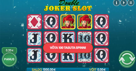Ava Paf kasiino ja tee €10 sissemakse, saad koheselt 25 tasuta spinni mängus Double Joker Slot. Lisaks kolmel järjestikkusel reedel iga reede 25 tasuta spinni. Iga tasuta spini €0.10 ja neil puudub läbimängimise nõue.